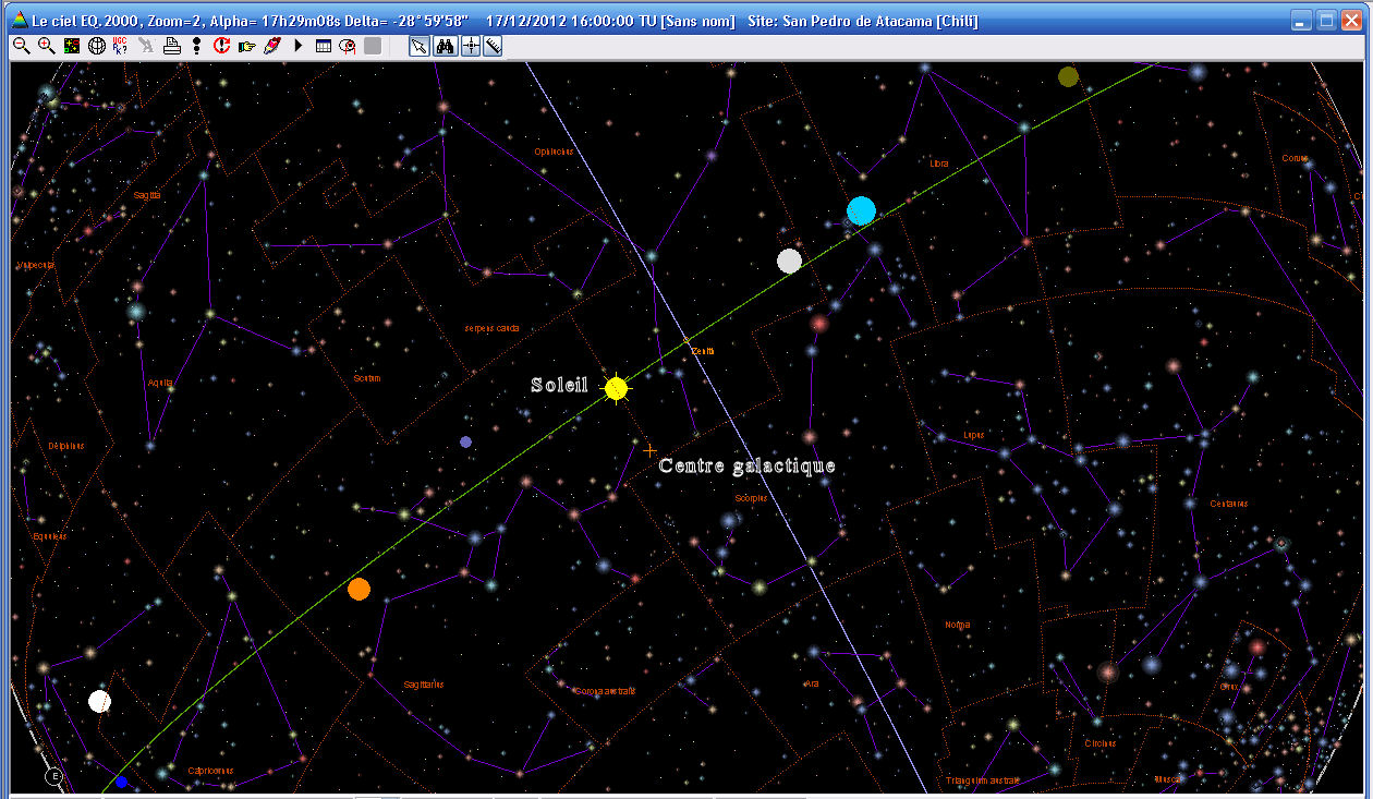 position mars dans le ciel