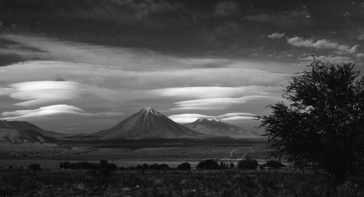 Licancabur noir et blanc